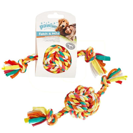 Pawise Pawise Toy Dog Colorful Rope Ball