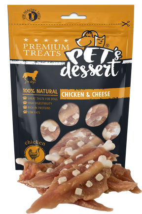 Pet's Dessert Pet's Desert Dog Chicken Cheese 80g LSC-19