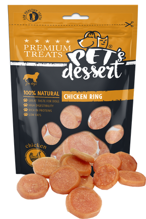 Pet's Dessert Pet's Desert Dog Chicken Ring 80G LSC-04