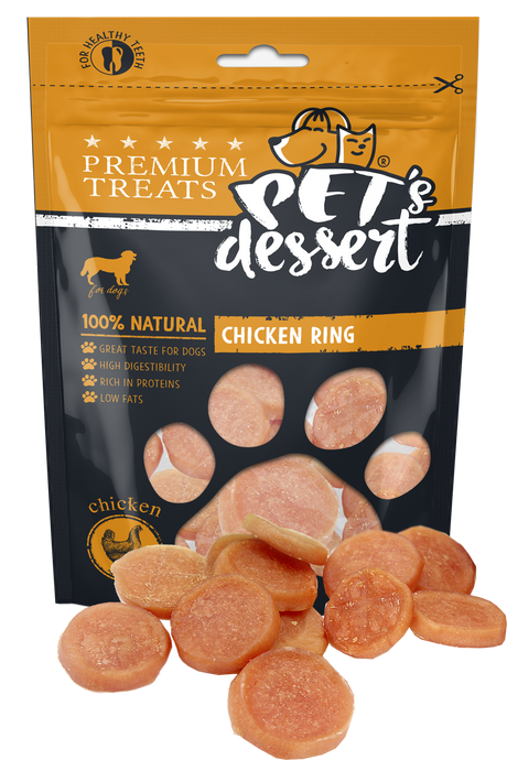 Pet's Dessert Pet's Desert Dog Chicken Ring 80G LSC-04