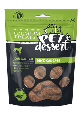 Pet's Dessert Pet's Desert Dog Duck Sausage 80 Gr LSS-08