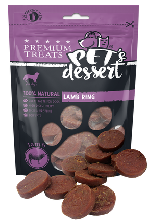 Pet's Dessert Pet's Desert Dog Lamb Ring 80G LSL-05