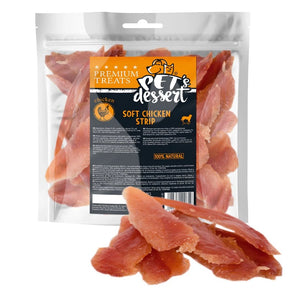 Pet's Dessert Pet's Desert Dog Soft Chicken Strips LSC-01