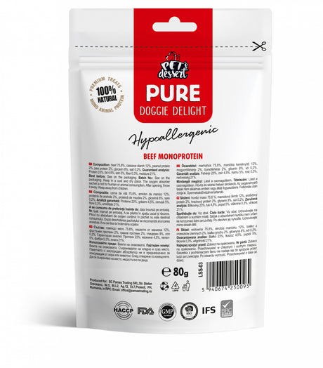 Pet's Dessert Pet's Dessert Beef Monoprotein Hypoallergenic 0.80 - imagine 2