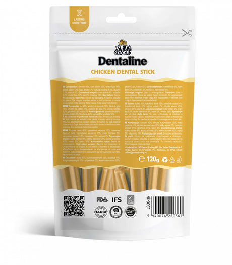 Pet's Dessert Pet's Dessert Dentaline Sticks pentru Igiena Dentara cu Pui - imagine 2