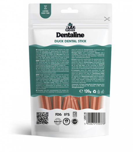 Pet's Dessert Pet's Dessert Dentaline Sticks pentru Igiena Dentara cu Rata - imagine 2