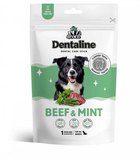 Pet's Dessert Pet's Dessert Dentaline Sticks pentru Igiena Dentara cu Vita si Menta - imagine 1