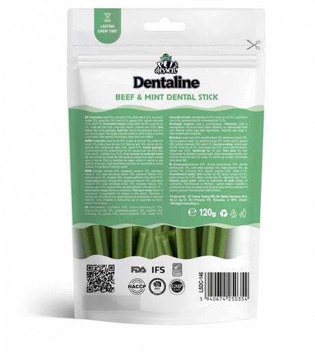 Pet's Dessert Pet's Dessert Dentaline Sticks pentru Igiena Dentara cu Vita si Menta - imagine 2