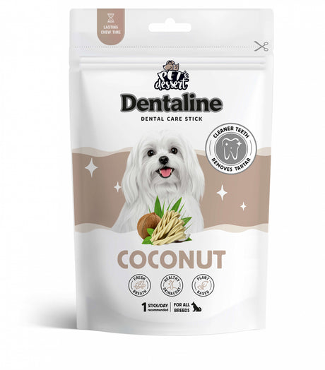 Pet's Dessert Pet's Dessert Dentaline Sticks pentru Igiena Dentara cu Cocos - imagine 1