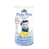 Pet’s Dessert Recompense Picky Bites Skin and Coat cu Pui si Ulei de Peste