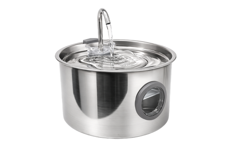 Petson Fantana AquaPet Steel pentru Caini si Pisici