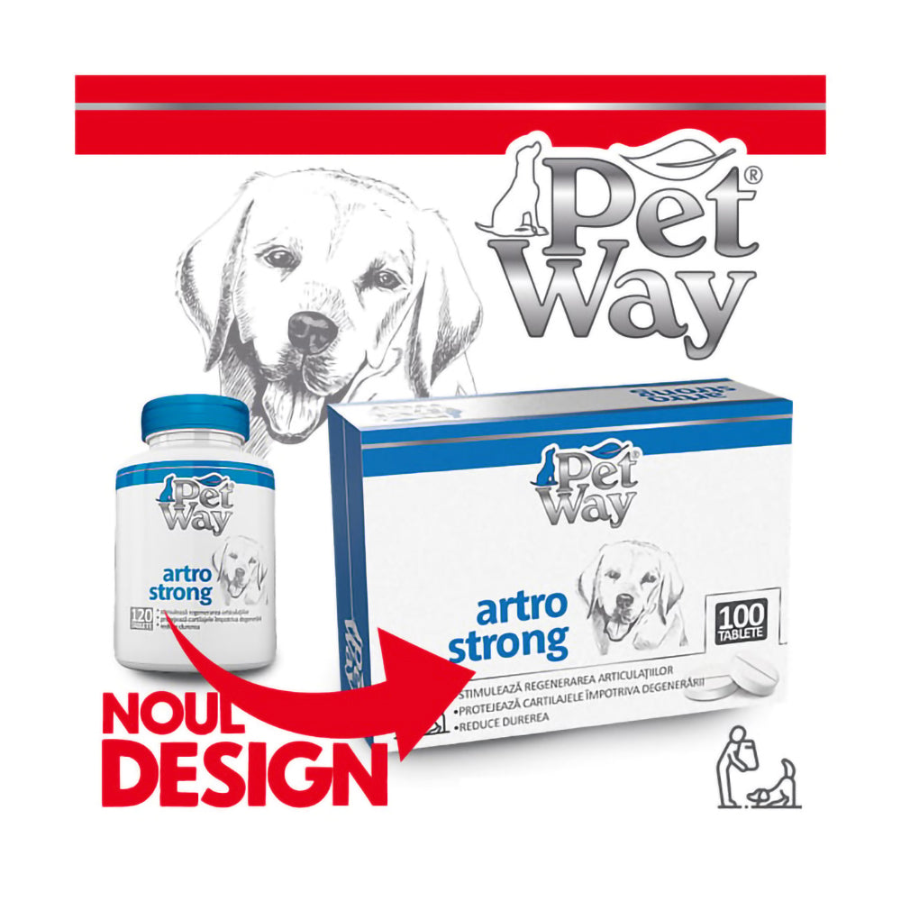 PetWay Petway Artro Strong - 100 Tablete - imagine 2