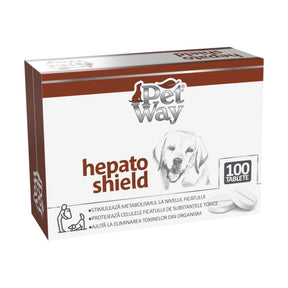 PetWay Petway Hepato Shield - 100 Tablete - imagine 1