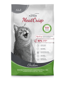 Platinum Adult Cat Meat Crisp Hrana Uscata cu Pui