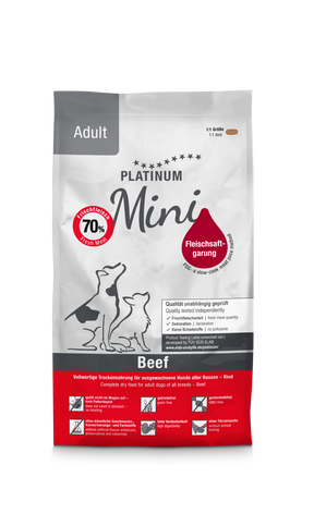 Platinum Platinum Dog Adult Mini cu Carne de Vita 900 Gr - imagine 1