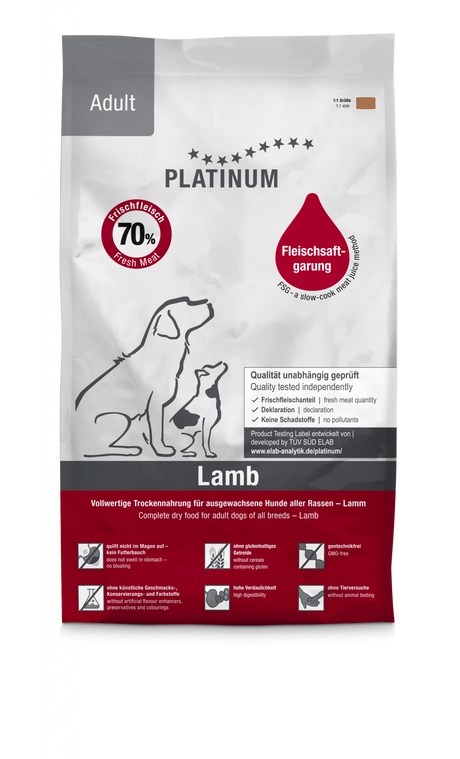 Platinum Platinum Dog Adult Talie Medie si Mare cu Carne de Miel - imagine 1