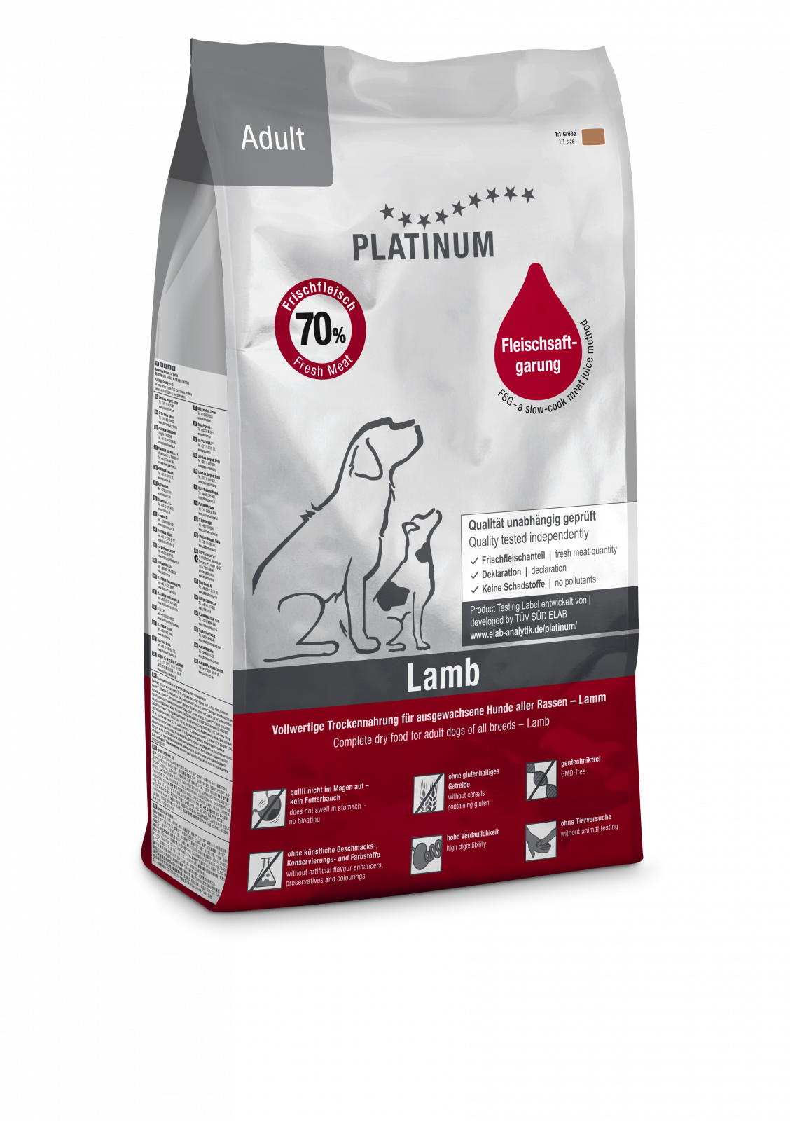 Platinum Platinum Dog Adult Talie Medie si Mare cu Carne de Miel - imagine 2