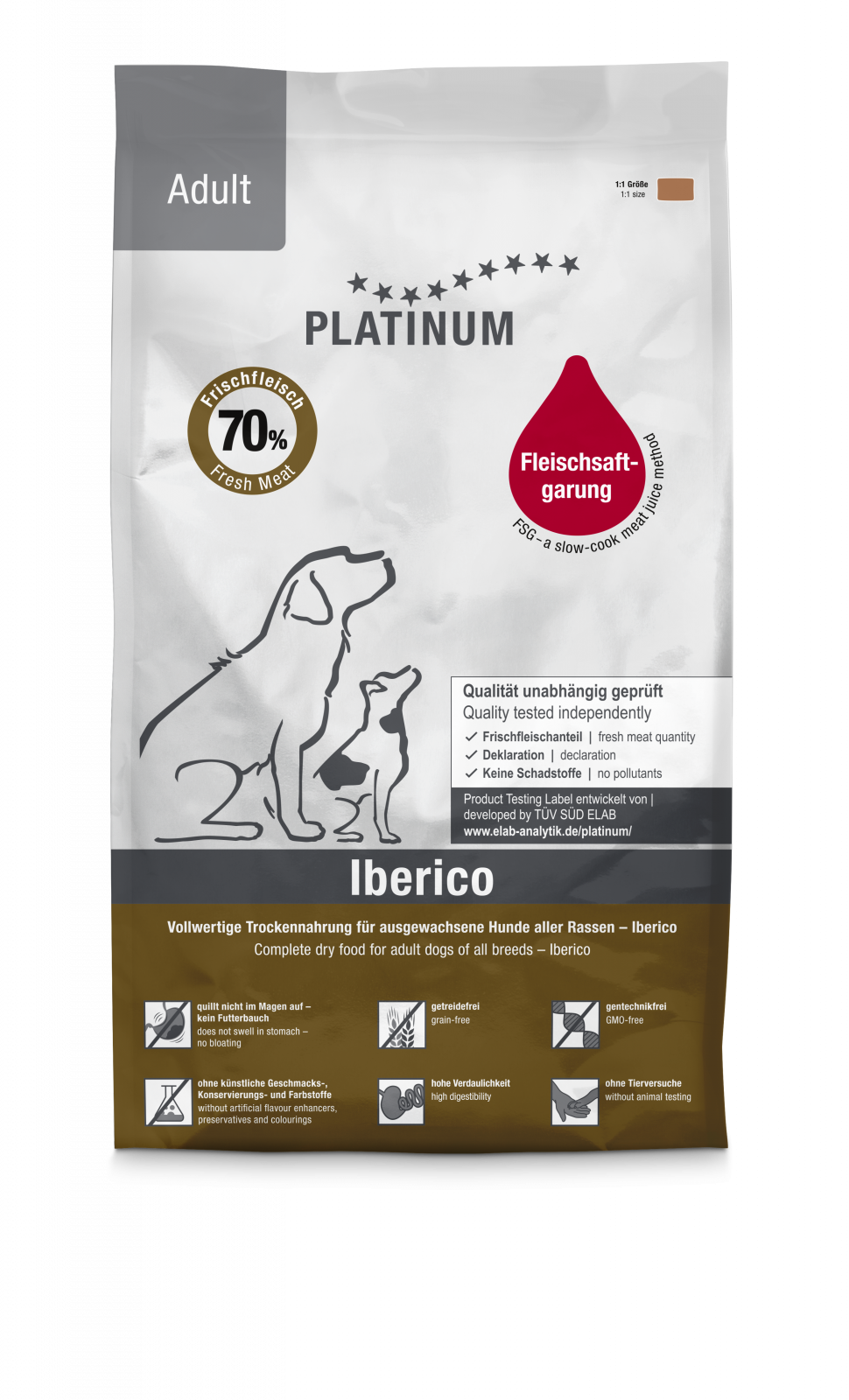 Platinum Platinum Dog Adult Talie Medie si Mare cu Carne de Porc Iberic - imagine 1