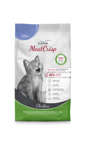 Platinum Meat Crisp Kitten Hrana Uscata cu Pui