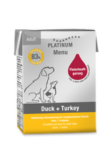 Platinum Platinum Meniu Hrana Umeda pentru Caini Adulti cu Rata si Curcan 185 Gr - imagine 1