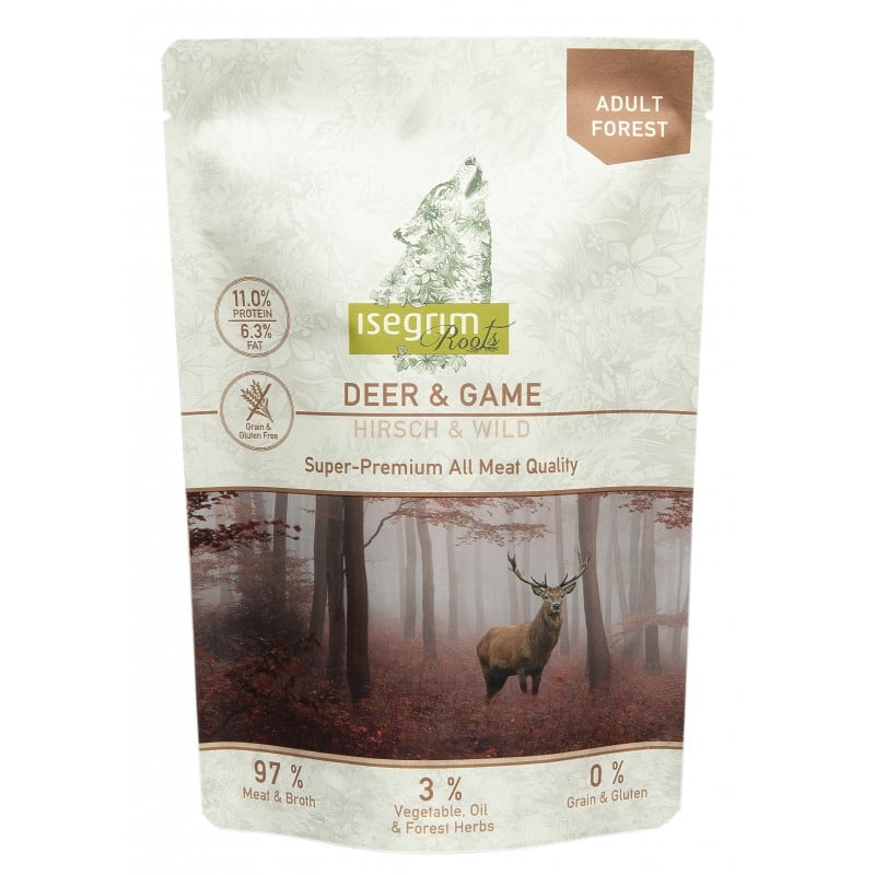 Pouch Isegrim Dog Adult - Deer & Game 410 Gr.
