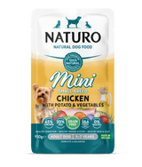 Naturo Pouch Naturo Dog Adult Mini cu Carne de Pui 150 Gr - imagine 1