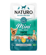 Naturo Pouch Naturo Dog Adult Mini cu Carne de Rata si Orez 150 Gr - imagine 1