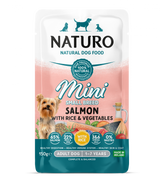 Naturo Pouch Naturo Dog Adult Mini cu Somon si Orez 150 Gr - imagine 1