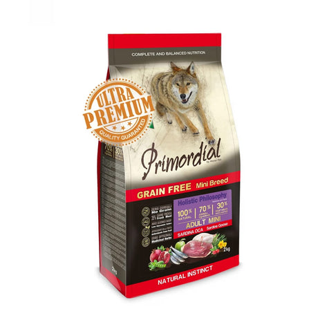 Primordial Primordial Grain-Free Holistic Dog Adult Mini cu Sardine si Gasca