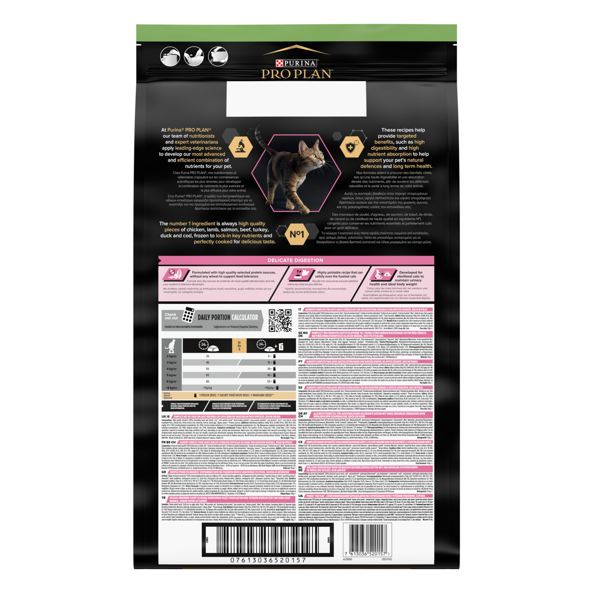 Pro Plan Pro Plan Cat Adult Sterilised Delicate Digestion Pui - imagine 2