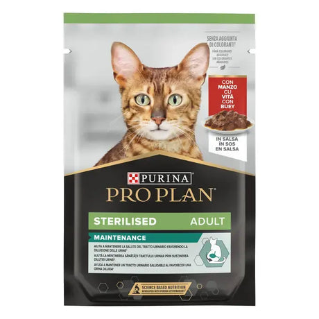 Pro Plan Pro Plan Cat Adult Sterilised NutriSavour Vita Plic - imagine 1