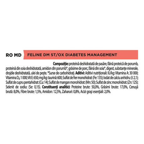 Pro Plan Pro Plan Cat Veterinary Diets DM St/Ox Diabetes - imagine 3