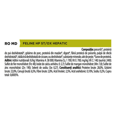 Pro Plan Pro Plan Cat Veterinary Diets HP St/Ox Hepatic 1.5 Kg - imagine 3