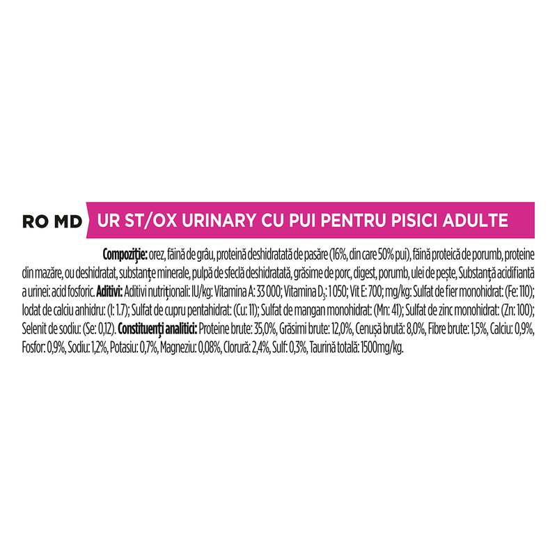 Pro Plan Pro Plan Cat Veterinary Diets UR St/Ox Urinary 5 Kg - imagine 3