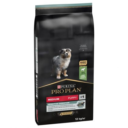 Pro Plan Pro Plan Medium Puppy Sensitive Miel si Orez 12 Kg - imagine 1