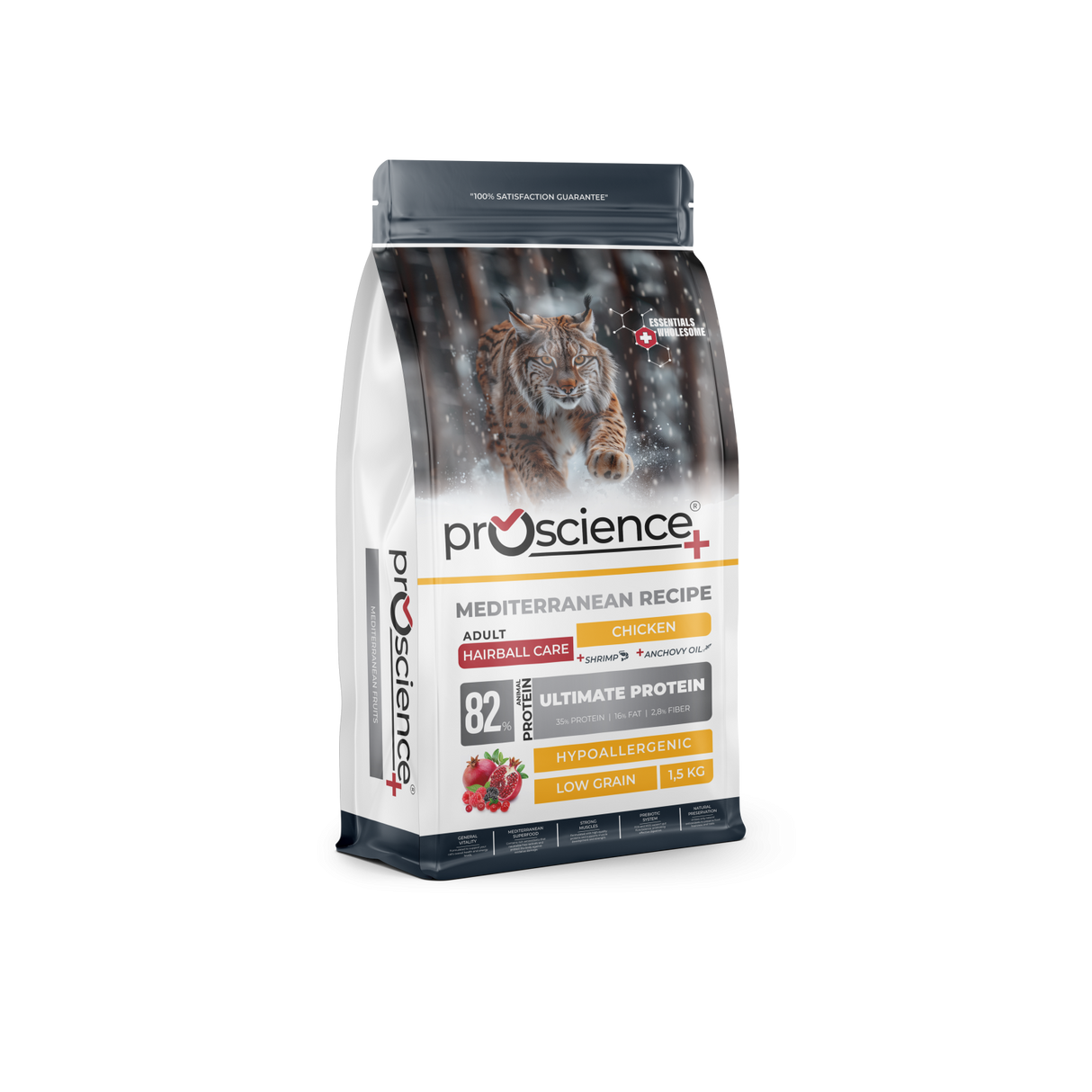 Pro Science Pro Science Adult Cat Hairball Care cu Pui
