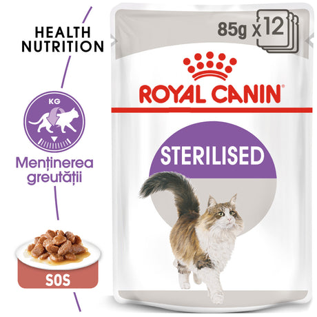 Royal Canin Royal Canin Sterilised Plic in Sos 85 G - imagine 1