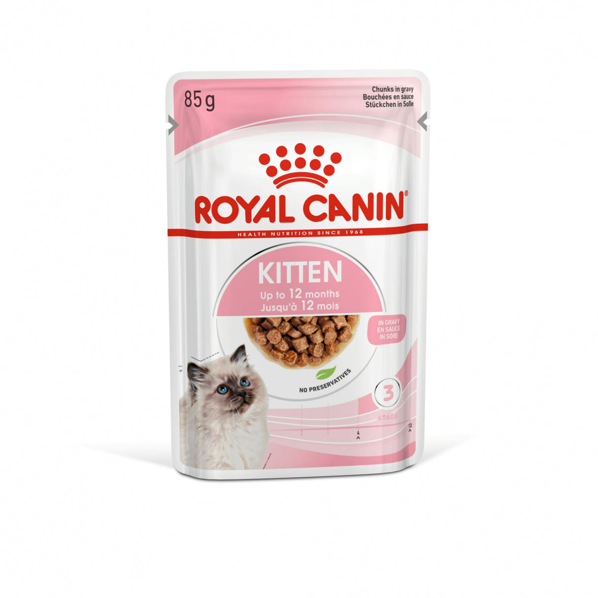 Royal Canin Royal Canin Kitten In Gravy Plic 85 G - imagine 1