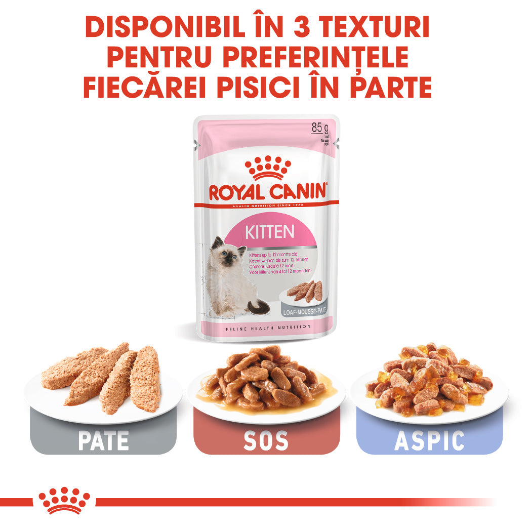 Royal Canin Royal Canin Kitten In Loaf Plic 85 G - imagine 2