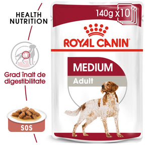 Royal Canin Royal Canin Medium Adult Plic 140 G - imagine 1