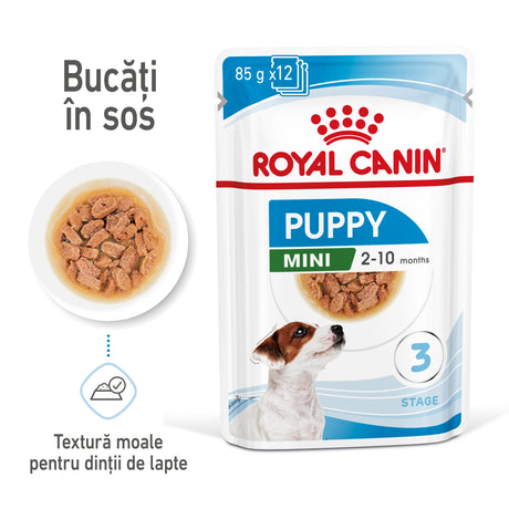 Royal Canin Royal Canin Mini Puppy Plic 85 G - imagine 3