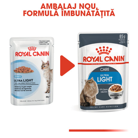 Royal Canin Royal Canin Ultra Light Plic 85 G - imagine 2