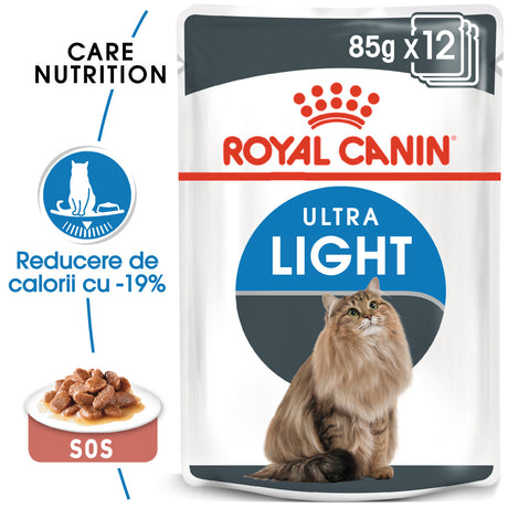 Royal Canin Royal Canin Ultra Light Plic 85 G - imagine 1