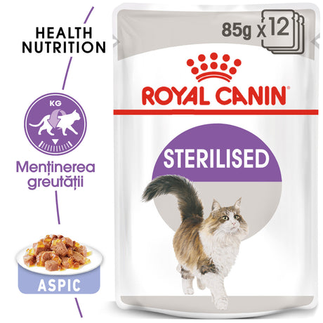 Royal Canin Royal Canin Sterilised Plic in Jeleu 85 G - imagine 3