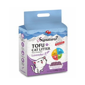 Signature 7 Signature7 Asternut Igienic Tofu pentru Pisici cu Lavanda 7 L