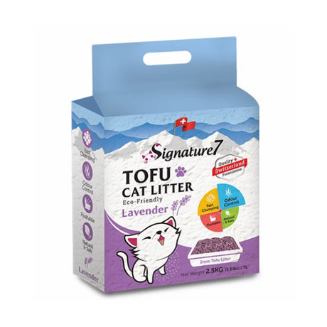 Signature 7 Signature7 Asternut Igienic Tofu pentru Pisici cu Lavanda 7 L