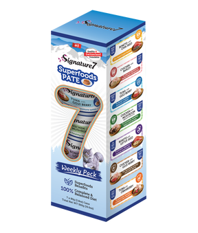 Signature7 Superfoods Pate Cat Variety Pack 7x80 Gr