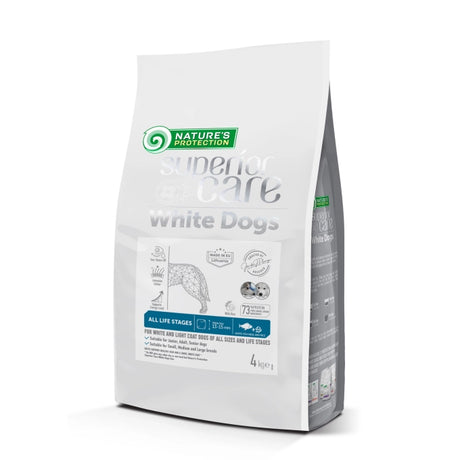 Nature's Protection Superior Care Superior Care White Dogs Grain Free All Life Stages cu Peste Alb - imagine 1