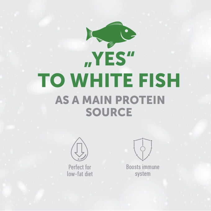 Superior Care Dry Grain Free With White Fish For Dogs of All Sizes and Life Stages With White Coat