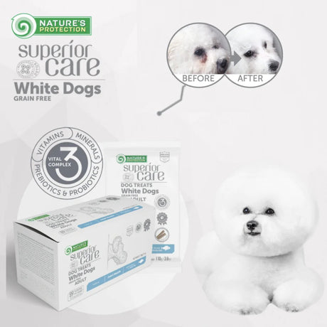 Nature's Protection Superior Care Superior Care White Dogs GF Snack Hips & Joints cu Peste Alb 110 Gr - imagine 3